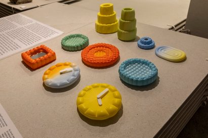 Clocks by Leo Koda in The Series exhibition at Vienna Design Week 2023