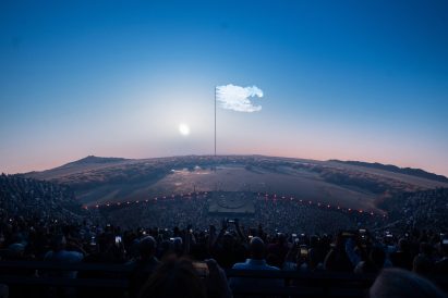 Surrender Flag artwork by John Gerrard