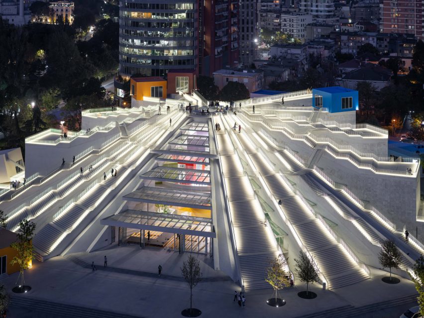 Pyramid of Tirana by MVRDV