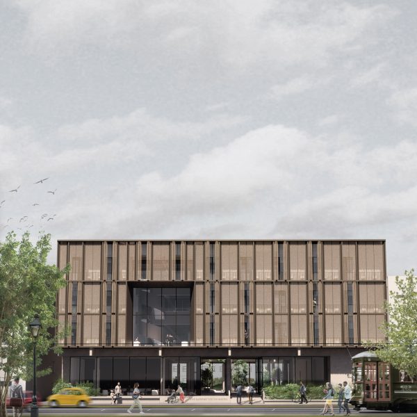 Visualisation showing hostel building