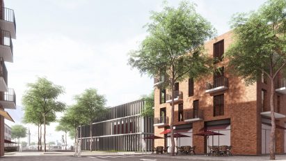 Render of Hatay province rebuild by Turkey Design Council, Foster + Parters and BIG