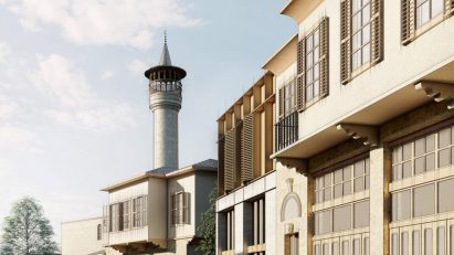 Render of Hatay province rebuild by Turkey Design Council, Foster + Parters and BIG