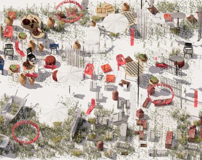 Architectural drawing by Liane Werdina