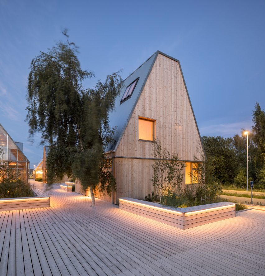 A prototype house from the Living Places concept village in Copehagen