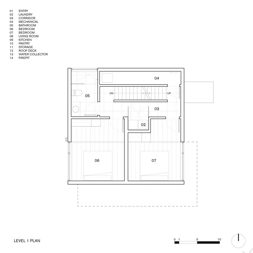 Corten Steel cabin Nova Scotia by Omar Gandhi