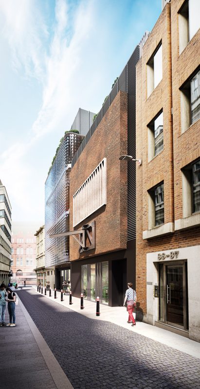 Street entrance to the Kingsway Exchange Tunnels by WilkinsonEyre