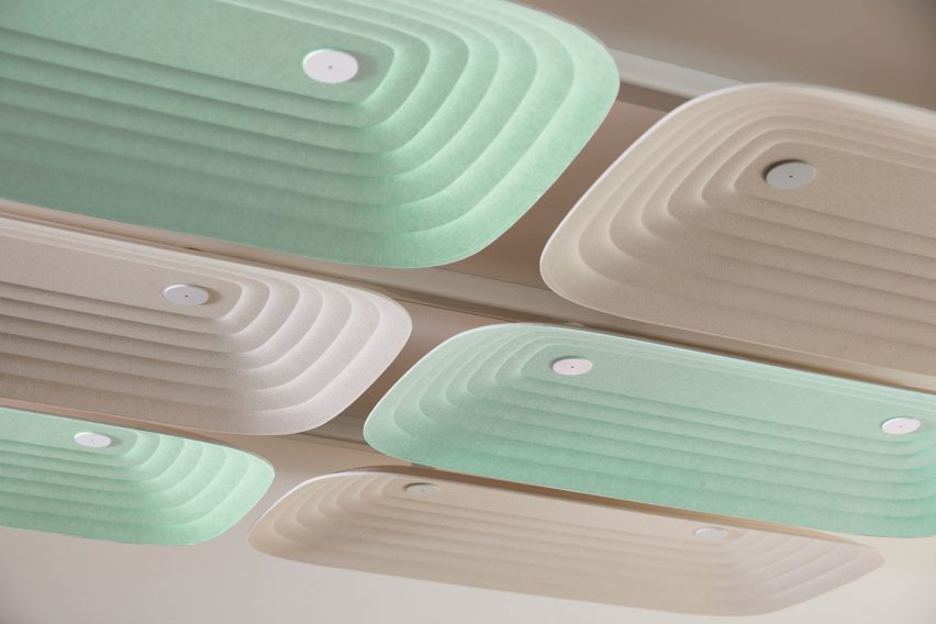 Woven Image ceiling tiles