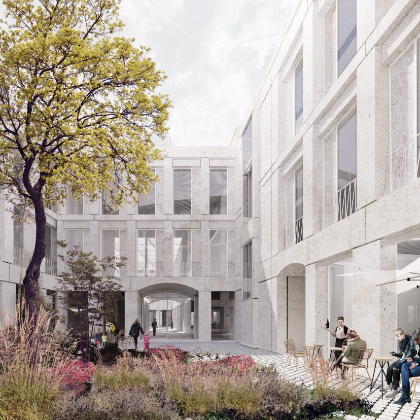 Courtyard at Saxon Palace by WXCA