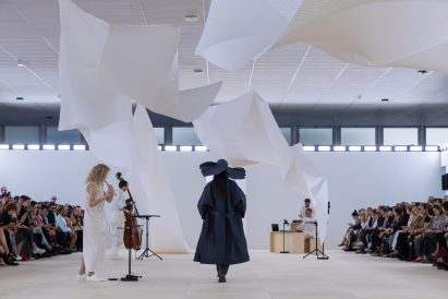 Set of Issey Miyake Spring Summer 2024 show