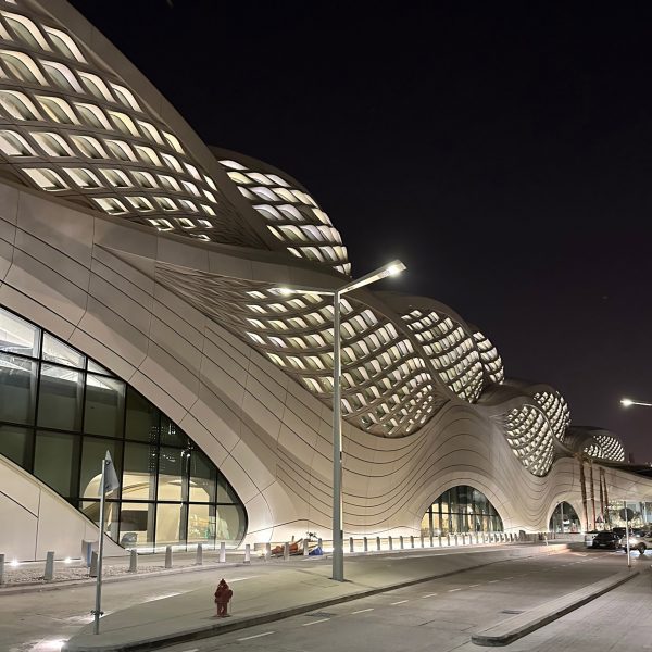 King Abdullah Financial District Metro Station in Riyadh, Saudi Arabia, by UK studio Zaha Hadid Architects