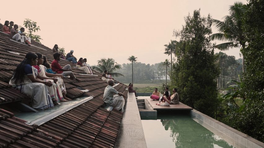 Exterior view of Nisarga Art Hub by Wallmakers in Kerala, India