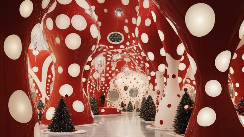 Photo of festive installation