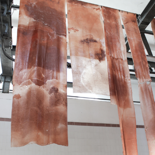 Natural Material Studio brick textiles Milan design week Alcova