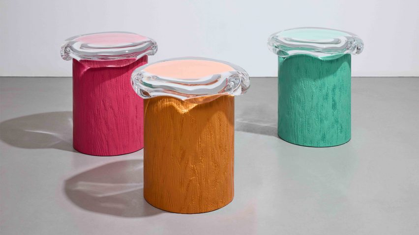 Photo of products on display at Design Miami