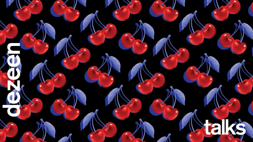 Cherry graphic with Dezeen logo