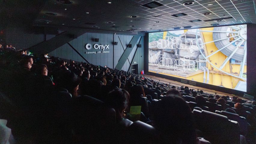 Lecture taking place at Festival of Design