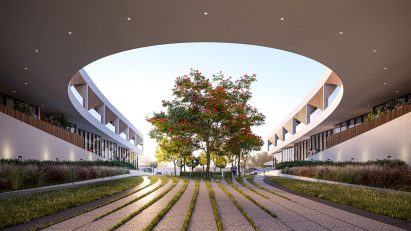 Render of H-Residence by HUNA