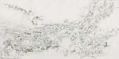 Quartz surface in Ice White