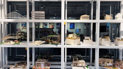 My Archischool's interior featuring student's models