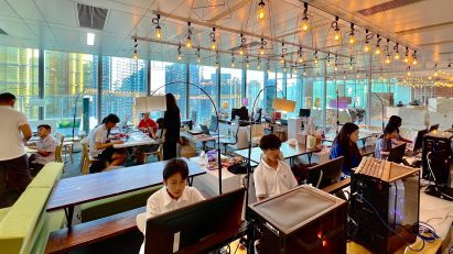 Students working at My Archischool