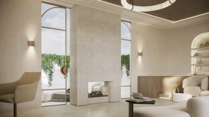 Rem tiles featured in a living room