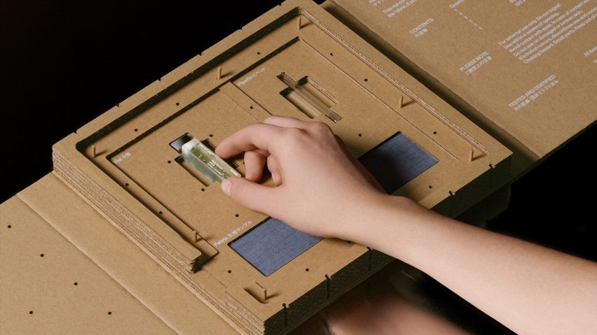 Aizome Wastecare in its packaging designed by Serviceplan