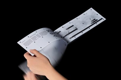 Booklet about Aizome designed by Serviceplan