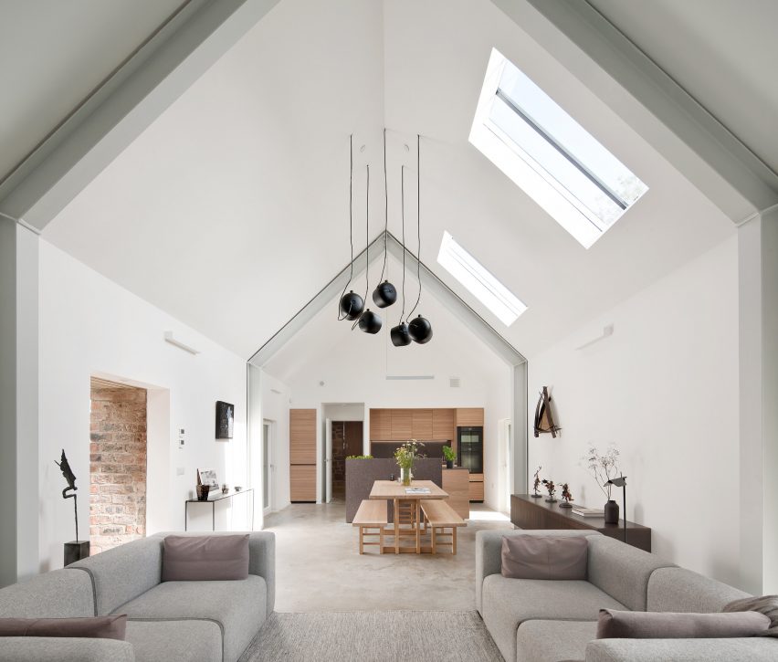 Interior view of Ann Nisbet Studio's residential project