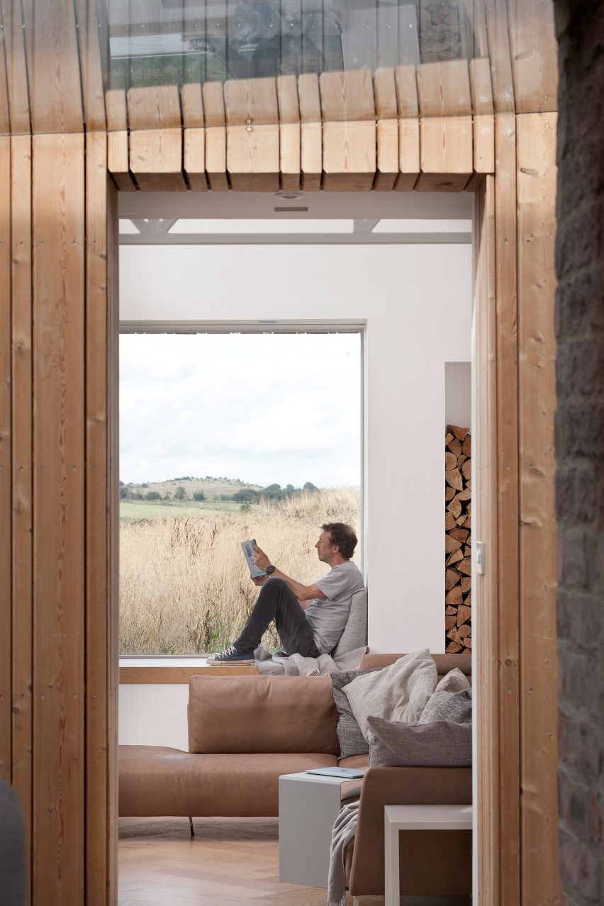 Interior view of Ann Nisbet Studio's residential project