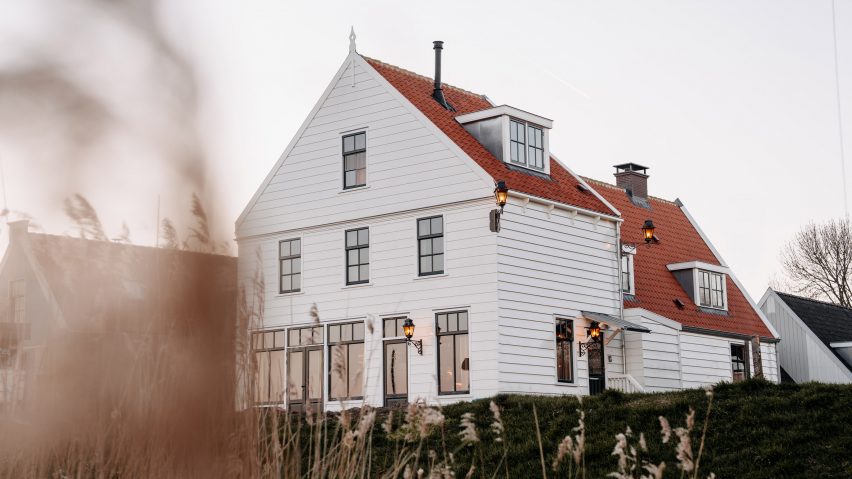 Exterior of De Durgerdam hotel by Aedes