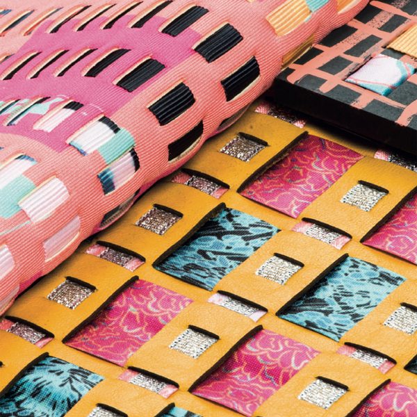 a textile piece by Louisa Bishop, a student at Arts University Bournemouth