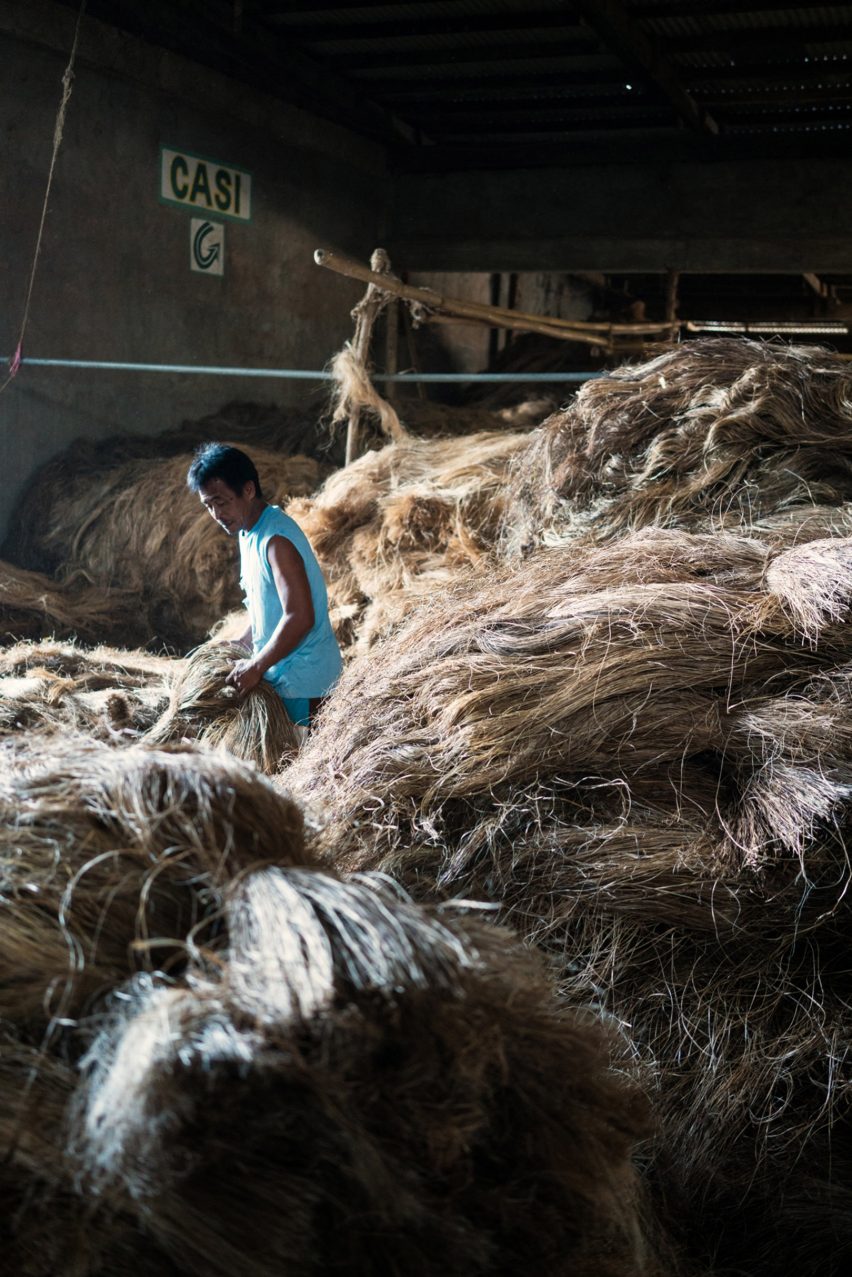 Making process of Bananatex sustainable jersey from abaca banana plant