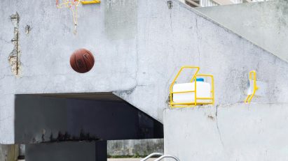 The City Is A Playground portable streetball kit by Eric Treillard