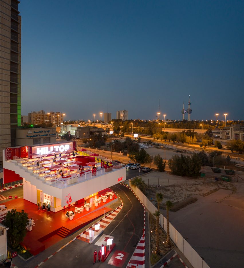 BBT Hilltop restaurant in Kuwait City by TAEP/AAP