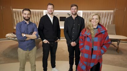 Left to right: Daniel Czyszczoń, Joonas Vartola, Olli Laaksonen and Meredith O'Shaughnessy