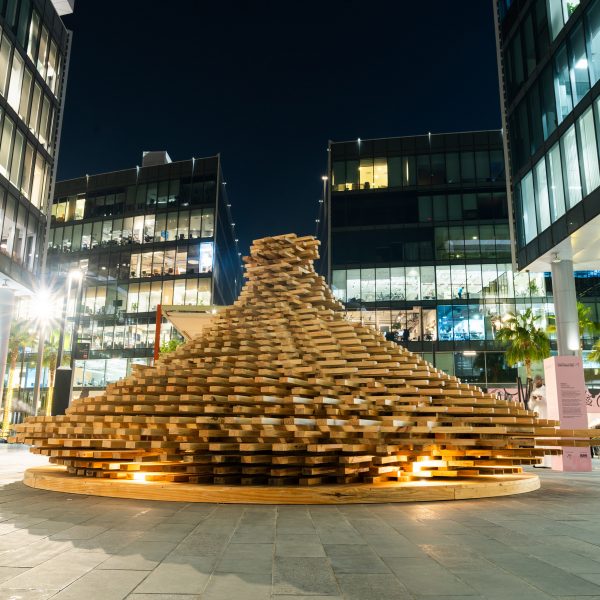Naseej pavilion at Dubai Design Week