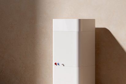 Blond design products for Electric Air's heat pump