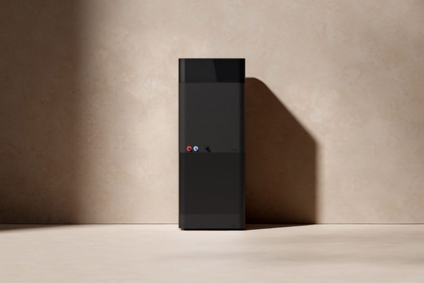 Blond design products for Electric Air's heat pump