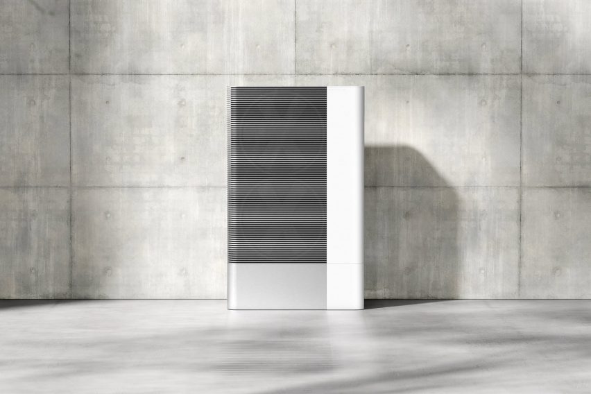 Blond design products for Electric Air's heat pump