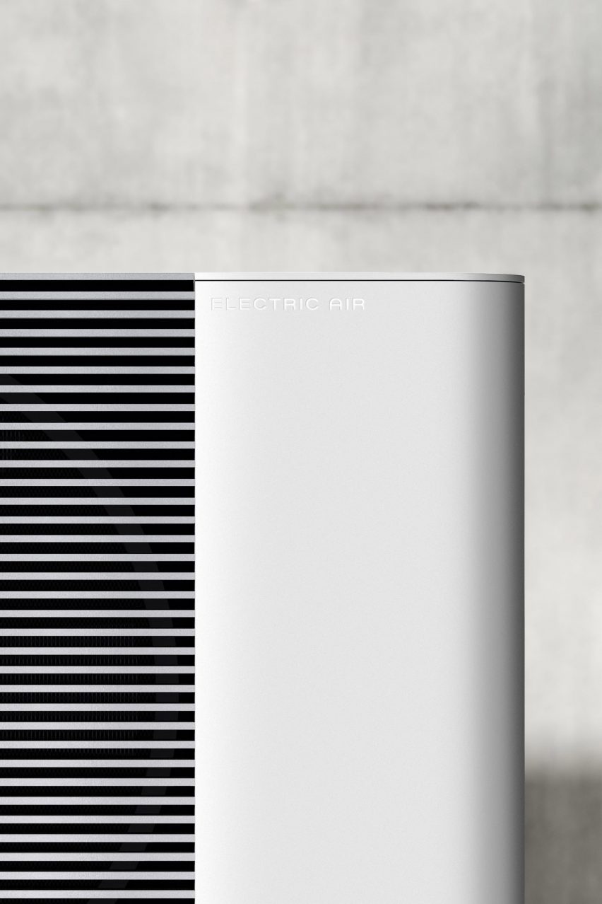 Blond design products for Electric Air's heat pump