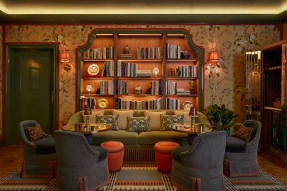 Reading area in Broadwick Soho