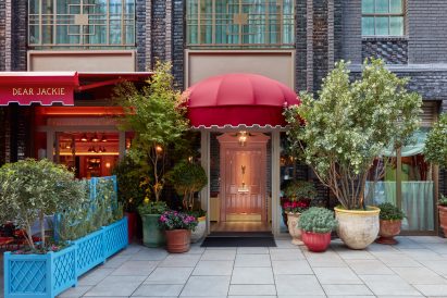 Exterior of Soho hotel
