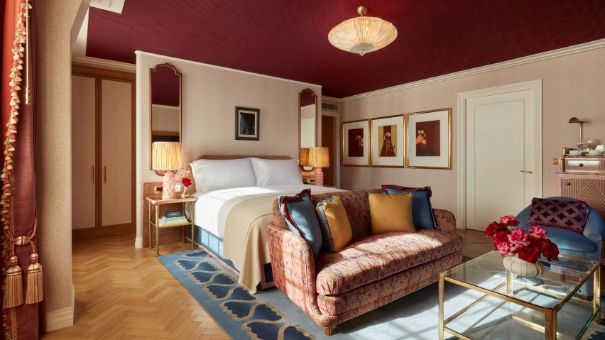 Interior of Broadwick Soho hotel