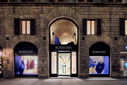 The brand's design and architecture teams create and define the interior of all stores