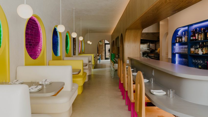 Format Architecture designs “delightfully untraditional” Cafe Mars in Brooklyn