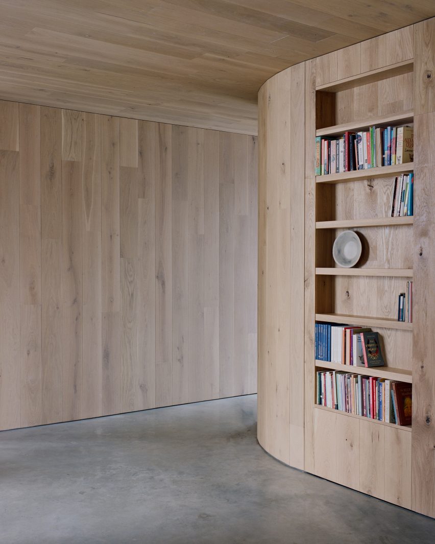 Douglas fir surfaces in Camden Workshop by McLaren Excell