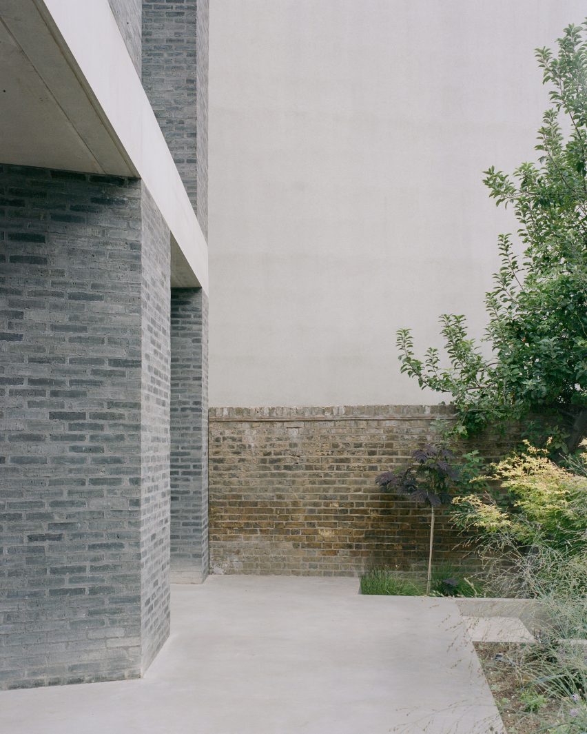 Rear terrace of Camden Workshop by McLaren Excell