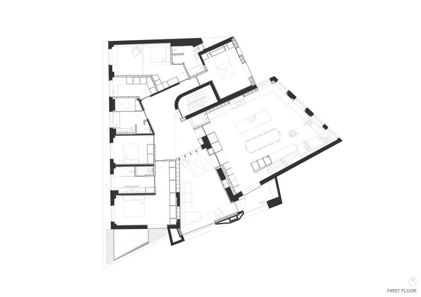 First floor plan of Camden Workshop