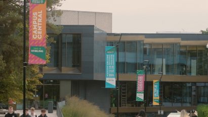 Exterior Campus Central at the University of Stirling