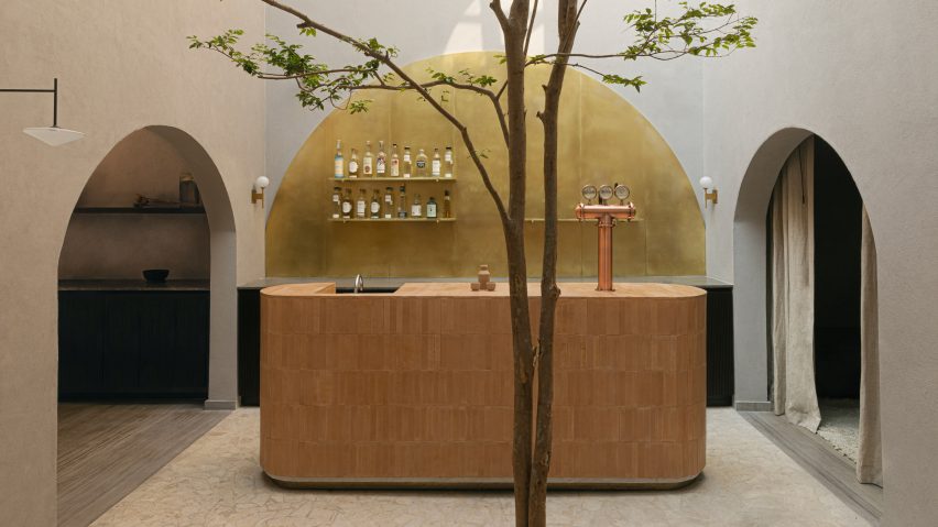 Barde vanVoltt orients renovated Mexico City house around mezcal bar
